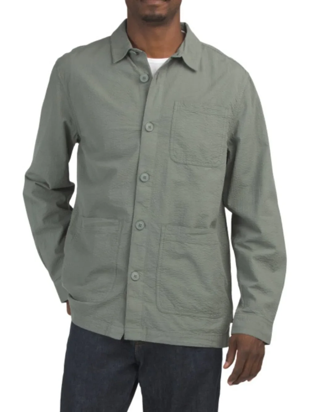 BARBOUR Callercove Seersucker Overshirt